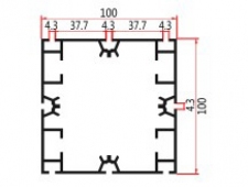 100八槽方柱M101